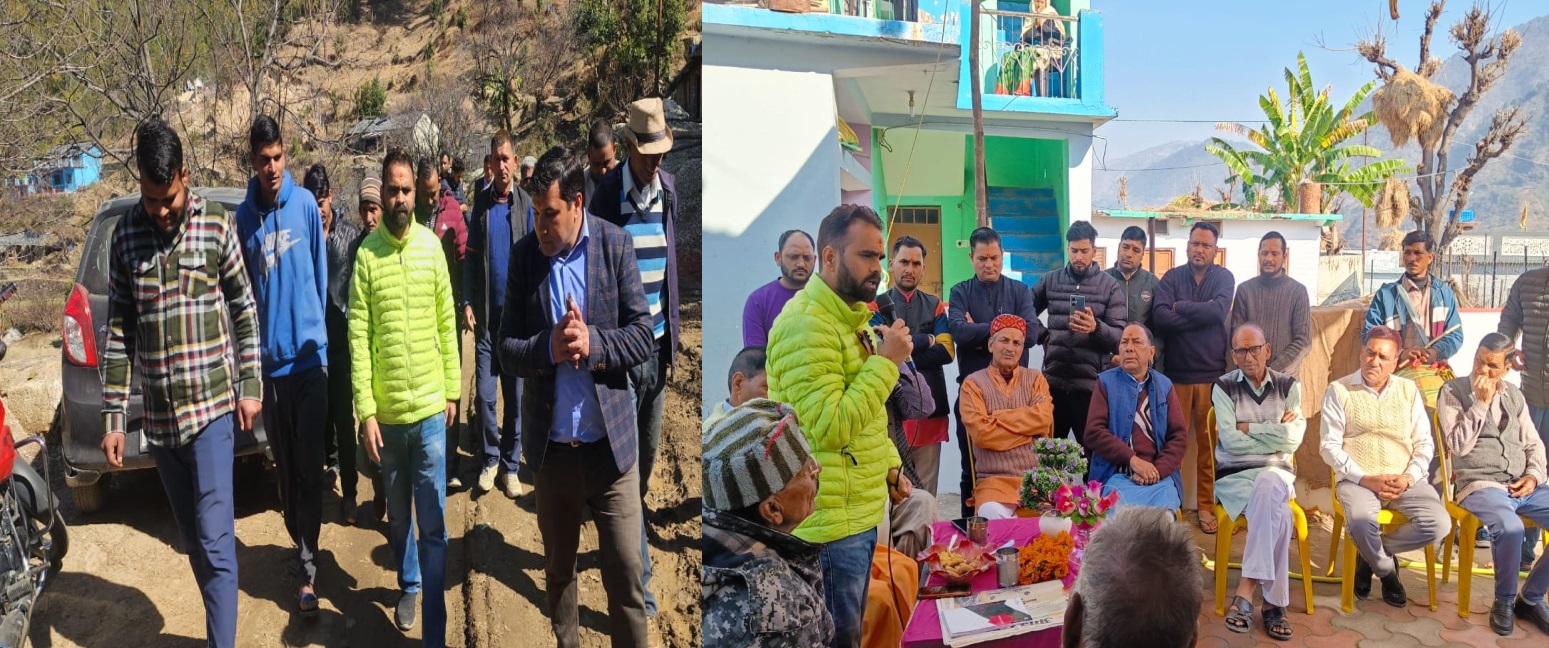 क्षेत्र में जाकर लोगों की समस्याएं सुन रहे जिला पंचायत अध्यक्ष, नागराज मंदिर प्राण प्रतिष्ठा में पहुंचे