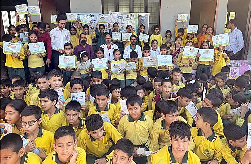 Ayurvidha camp Yamuna Valley Public School