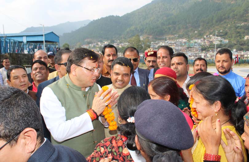 cm dhami in uttarkashi