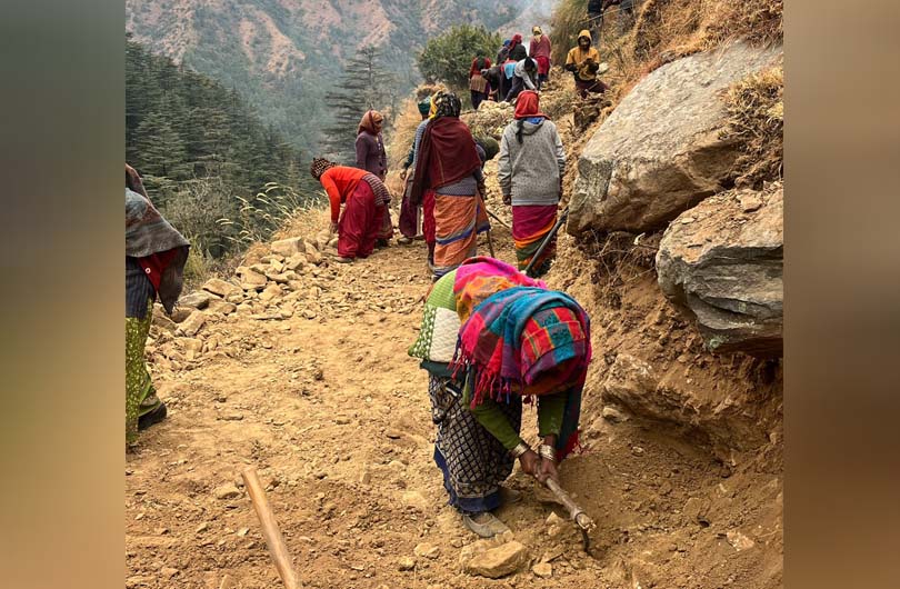 Road making in uttarakhand