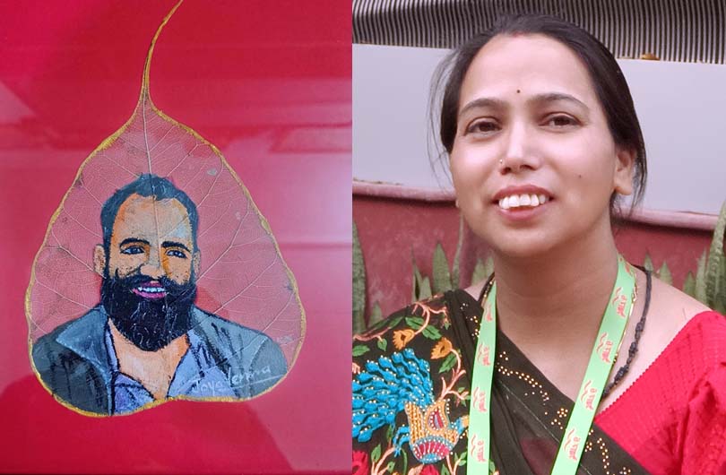 Jaya verma leaf artist