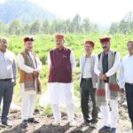कृषि मंत्री गणेश जोशी ने जरमोला राजकीय उद्यान किया स्थलीय निरीक्षण