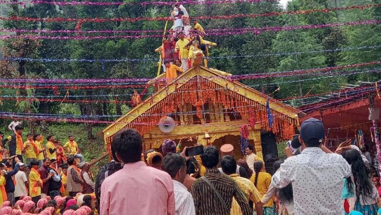 शिकारू नाग महाराज के प्राकट्य स्थल शिकारू में नव निर्मित मंदिर की हुई भव्य प्राण प्रतिष्ठा