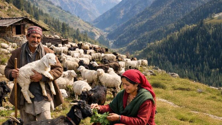  भेड़-बकरी पालन से आत्मनिर्भर बन रहे पहाड़ के गांव, महिलाओं की बढ़ी भागीदारी