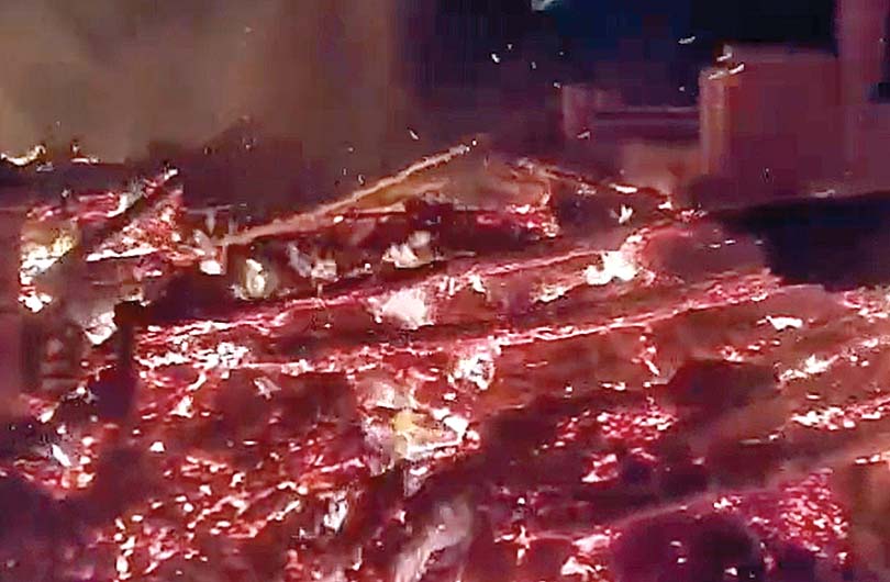 Fire in Mori Village