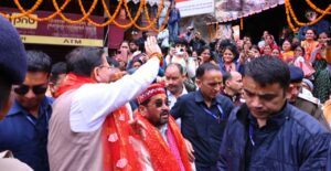 CM Dhami in Gangotri