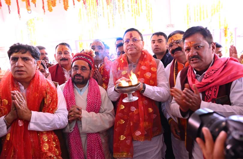 CM Dhami in Gangotri