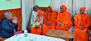 Chief Election Commissioner Gyanesh Kumar with Sadhu Sant