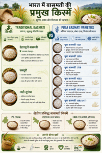 basmati rice varieties in india