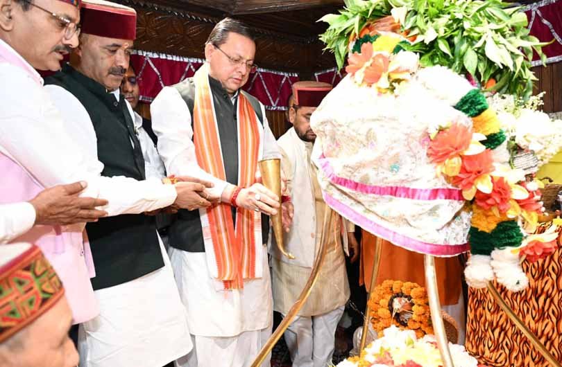 CM Dhami In uttarkashi